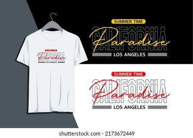 summer time Paradise typography for print t shirts