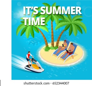 It's Summer time.  Summer party concept. 