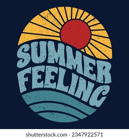 Summer time with patches for t-shirts and other uses.
