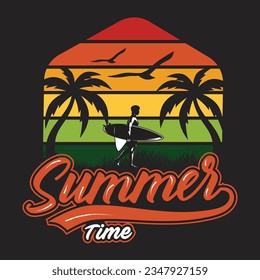 Summer time with patches for t-shirts and other uses.
