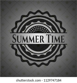 Summer Time realistic dark emblem