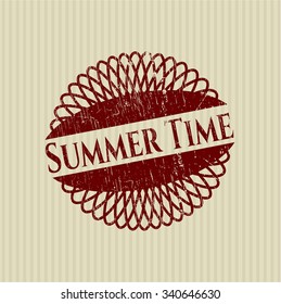 Estampilla de goma de verano