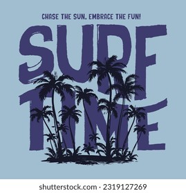 summer time slogan vector illustration for t-shirt