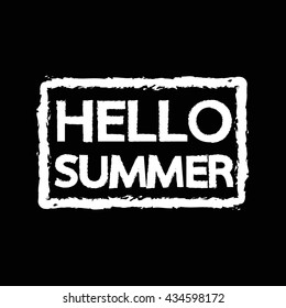 Summer time stamp Illustration design