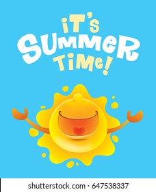 It’s Summer time! Summer sun with arms open wide.