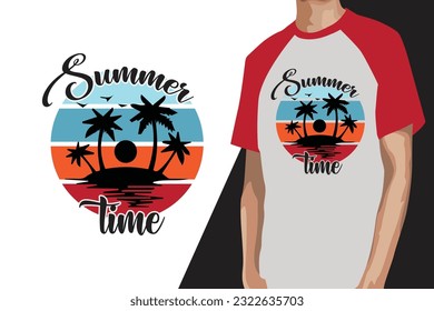 Summer Time, SVG Design, SVG T-shirt, SVG T-shirt Design, Typography T-shirt Design, Typography Design,
