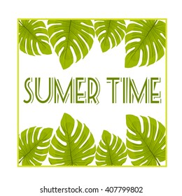 Summer time. Summer theme. Summer background