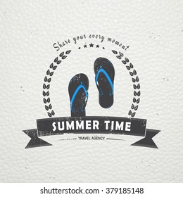 flip flops with hook logo