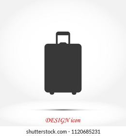 Summer time -Travel bag icon, Vector EPS 10 illustration style