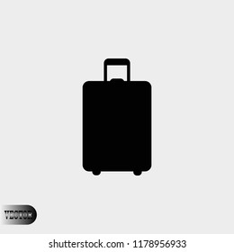 Summer time -Travel bag icon, Vector EPS 10 illustration style