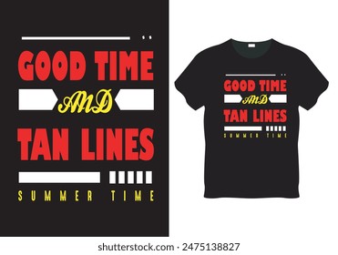 Summer Time T-shirt Design, summer season vector tshirt design illustration