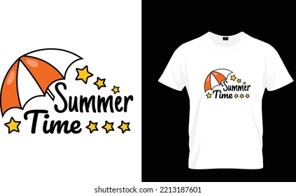 summer time t-shirt design tamalate