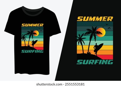 Summer time t-shirt, surfing t-Shirt, Summer Lovers tshirt design 