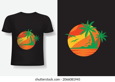 Summer Time T-Shirt Vector Design