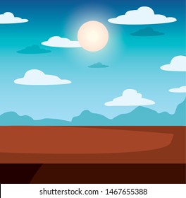summer time vacation flat design