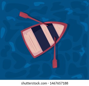 summer time vacation flat design