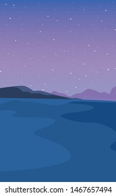 summer time vacation flat design