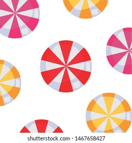 summer time vacation flat design