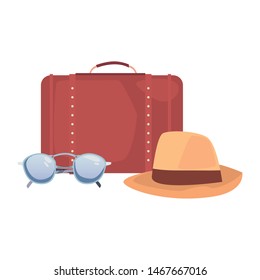 summer time vacation flat design