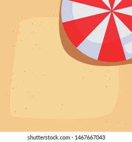 summer time vacation flat design
