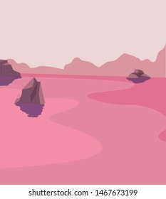 summer time vacation flat design