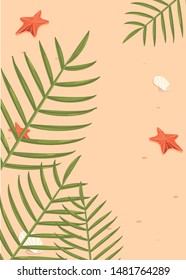 summer time vacations design flat