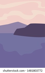 summer time vacations design flat