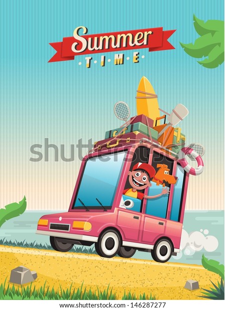 summer time vector\
background