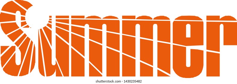 Summer time vector banner design