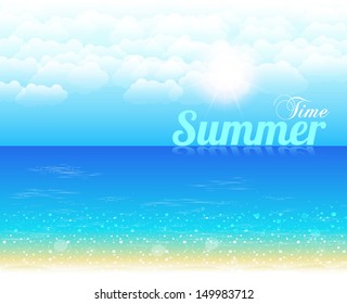 Summer Time Vector Design