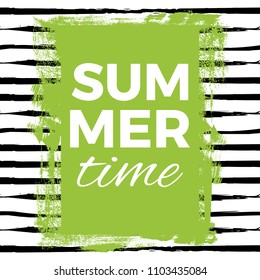 the summer time. vector illustration design background