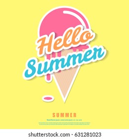 Summer time wallpaper,party,fun,background,vector,design,pastel,art,Eps10.