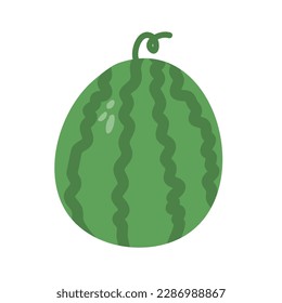 summer time and watermelon illustration 