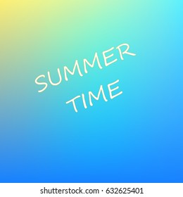 Summer time.Color abstract background.Blur gradient
