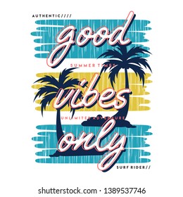 summer times graphic design typography for print t shirt