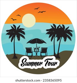 SUMMER TOUR T SHIRT DESIGN