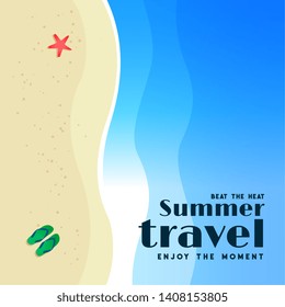 summer travel beach background design