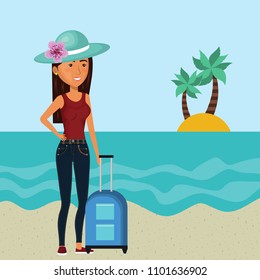 Summer travel concept