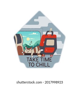 Summer travel concept t shirt design