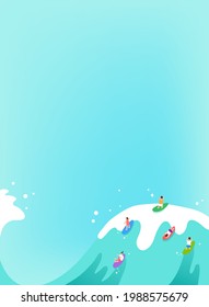 Summer Travel Minimal Background Collection