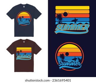 Summer  Travel new tshirt design