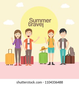 Summer Travel Together with Friends