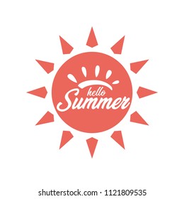 Summer, travel and vacation badges
