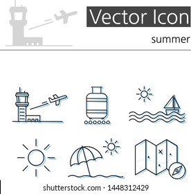 Summer Travel Vector Icon 068
