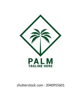 summer tree logo logo icon vector Template.