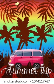 summer trip vector
