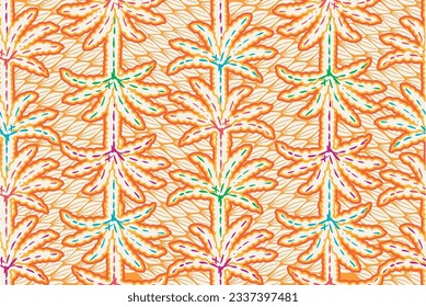 Summer tropic floral pattern, palm tree pattern perfect for textiles and decoration