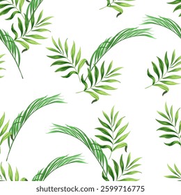 Summer tropic leaf pattern. Tropical leaves background. Jungle wallpaper. 