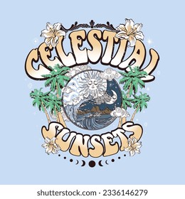 Summer Tropic Mystic Celestial Design