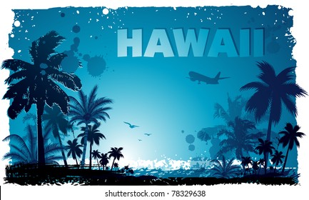 Summer tropical background